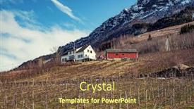  Presentation with cider - Presentation theme consisting of apple-cider-farm-in-sorfjorden background and a tawny brown colored foreground