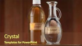  Presentation with apple cider vinegar - Slides enhanced with apple cider vinegar and white background and a tawny brown colored foreground