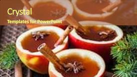  Presentation with cider - Amazing presentation having red green apples closeup winter - apple cider with cinnamon sticks backdrop and a red colored foreground