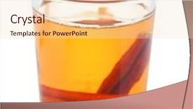  Presentation with cider - Cool new presentation theme with apple cider with cinnamon sticks backdrop and a lemonade colored foreground