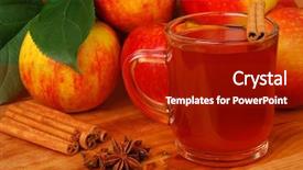  Presentation with cider - Slides enhanced with apple cider background and a crimson colored foreground