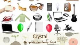  Presentation with smart objects - Amazing presentation theme having plants animal - isolated objects on the white backdrop and a cream colored foreground