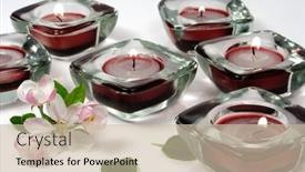  Presentation with flower candles - 