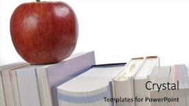  Presentation with detox green smoothies still life - Presentation theme with apple maps - education still life background and a light gray colored foreground