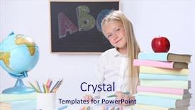  Presentation with classroom - Cool new theme with apple maps - portrait of cute girl backdrop and a  colored foreground