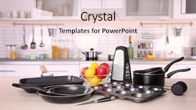  Presentation with cooking - Audience pleasing theme consisting of apple study - kitchenware for cooking classes backdrop and a lemonade colored foreground