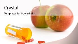  Presentation with falls - Slide deck consisting of white background the focus background and a white colored foreground