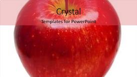  Presentation with red apple tree - Colorful slide deck enhanced with apples apples - red apple isolated backdrop and a red colored foreground