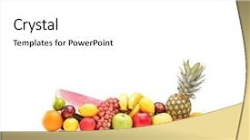  Presentation with sports table tennis two ping - Audience pleasing PPT layouts consisting of apples oranges - pile of fruits backdrop and a white colored foreground