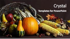  Presentation with life - PPT layouts having apples pumpkins - autumn still life background and a wine colored foreground
