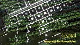  Presentation with hacker - Presentation theme consisting of application development - hacker in cyberspace your system background and a tawny brown colored foreground