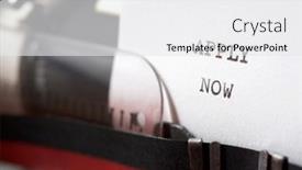  Presentation with now - Slides enhanced with apply-now-phrase-written background and a white colored foreground