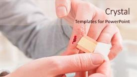  Presentation with vaginal bleeding - Colorful theme enhanced with applying adhesive bandage on bleeding backdrop and a lemonade colored foreground