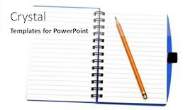  Presentation with dairy - Beautiful slides featuring appointment dairy isolated on a white back ground backdrop and a white colored foreground