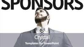  Presentation with appreciation business - Beautiful theme featuring appreciation client - business man with the text backdrop and a gray colored foreground