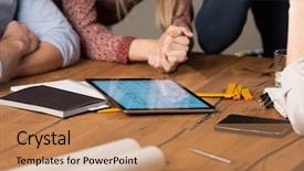  Presentation with digital project - Beautiful theme featuring approval of client for house backdrop and a coral colored foreground