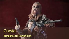  Presentation with action movie - Amazing PPT theme having apr-22-2018-portrait backdrop and a tawny brown colored foreground