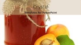  Presentation with apricot - Cool new presentation theme with apricot-jam-in-a-jar backdrop and a coral colored foreground