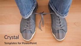  Presentation with living room - Beautiful theme featuring april - casual mans shoelaces tied together backdrop and a coral colored foreground