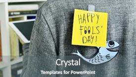  Presentation with fish - Amazing theme having april - closeup of a young man backdrop and a gray colored foreground