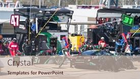  Presentation with pits - Theme consisting of april-03-2022-richmond-va background and a soft green colored foreground