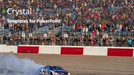  Presentation with raceway - Presentation design enhanced with april-03-2022-richmond-va background and a dark gray colored foreground