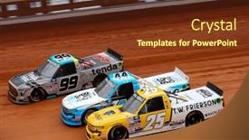  Presentation with motorsports - Presentation design consisting of april-16-2022-bristol-tn background and a  colored foreground