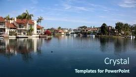  Presentation with lake front - PPT layouts consisting of april-18-2021-lake-forest background and a ocean colored foreground