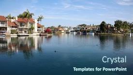  Presentation with lake front - Colorful slide deck enhanced with april-18-2021-lake-forest backdrop and a ocean colored foreground