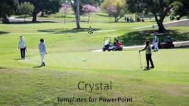  Presentation with women golf - 