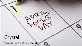  Presentation with food festival valentine day - Audience pleasing slides consisting of april fools' day backdrop and a light gray colored foreground