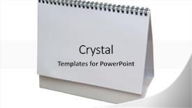  Presentation with blank whiteboard isolated on white - PPT theme consisting of april meeting - blank calendar isolated on white background and a light gray colored foreground