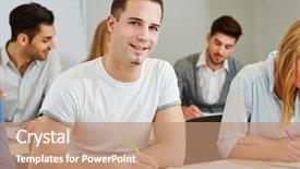  Presentation with aptitude - Colorful slide set enhanced with white chocolate cake in white plate at cofee shop close up selective shot backdrop and a light gray colored foreground