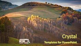  Presentation with transylvania - Slides enhanced with apuseni mountains transylvania romania background and a tawny brown colored foreground