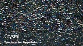  Presentation with aqua - Amazing PPT theme having aqua glass bugle bead background backdrop and a tawny brown colored foreground