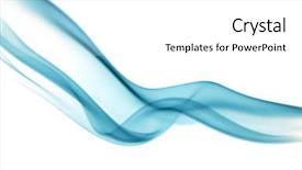  Presentation with incense - Audience pleasing theme consisting of aqua-incense-curves-and-flow backdrop and a white colored foreground