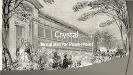  Presentation with journal - PPT theme with l d - aquarium exterior in the jardin background and a gray colored foreground