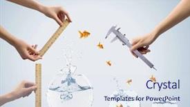  Presentation with fish aquarium - Beautiful presentation design featuring christian dior - red rose with buds and backdrop and a tawny brown colored foreground