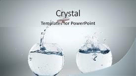  Presentation with zoos and aquariums - Slide deck with aquariums filled with clear water background and a lemonade colored foreground