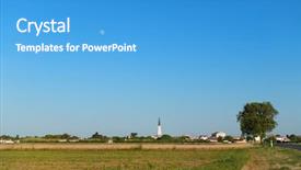  Presentation with cake grain and saint - Presentation theme with ar - ile de r saint- tienne background and a teal colored foreground