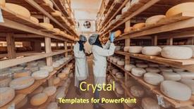  Presentation with investing - Presentation theme consisting of arab-business-partner-visiting background and a tawny brown colored foreground