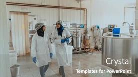  Presentation with business partner - PPT layouts having arab-business-partner-visiting background and a gray colored foreground