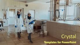  Presentation with business partner - Presentation with arab-business-partner-visiting background and a tawny brown colored foreground