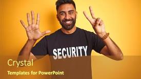  Presentation with indian cultural - Amazing theme having arab-indian-hispanic-safeguard-man backdrop and a tawny brown colored foreground