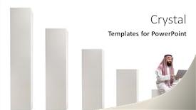  Presentation with ethnic - Slides consisting of arab-man-in-ethnic-clothes background and a white colored foreground