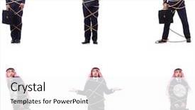  Presentation with human resource management resources concept - Slide set enhanced with arab man in time management background and a white colored foreground