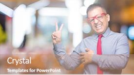  Presentation with arabic music arab man playing - Beautiful slide deck featuring arab man wearing fashion red backdrop and a  colored foreground