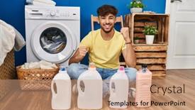  Presentation with laundry detergent - 