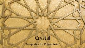  Presentation with morocco - Cool new presentation with arabesque - traditional vintage detail of door backdrop and a yellow colored foreground