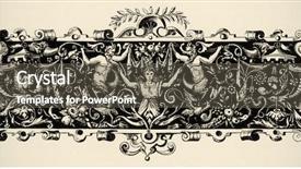  Presentation with renaissance - Cool new theme with arabesque renaissance engraving of 16 backdrop and a dark gray colored foreground